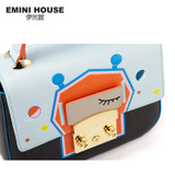 EMINI HOUSE Space Series Handbag Split Leather Crossbody Bag For Women Fashion Flap Bag Shoulder Bags Women Messenger Bags