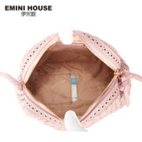 EMINI HOUSE Hand-Woven Genuine Leather Shell Bag Women Crossbody Bags Fashion Shoulder Bag Luxury Lady Messenger Bags