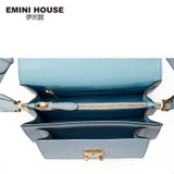 EMINI HOUSE Floral Print Women Messenger Bags Split Leather Women Shoulder Bag Famous Brands Crossbody Bags For Women