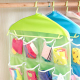 Emida 16 Pockets Underwear Wardrobe Hanging Organizers Clothing Socks Storage Bag Washable Door Wall Hanging Bag Emida 16 Pockets Underwear Wardrobe Hanging Organizers Clothing Socks Storage Bag Washable Door Wall Hanging Bag