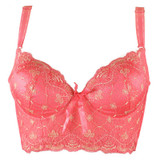 Embroidery women's underwear Starry Flounced bra BC thin Cup adjustable bra lady push up big size bras sexy intimate Lingerie