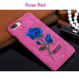 Embroidery Rose Phone Cases for iPhone 6/6s/6 Plus/6s Plus/7/7 Plus/8/8 Plus/Galaxy s8/s8 Plus