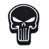 Embroidery Patch Tactical The Punisher Morale Patch Badge Appliques Emblem Military Biker Embroidered Patches for Clothing