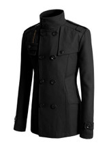 New Style 2016 Winter Casual Double Breasted Coat Men Stand Collar Slim Fit Long Trench Coat Mens Wool Pea Coat Manteau Homme