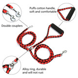 New Strong Nylon Coupler Double Dog Leash Lead No Tangle Pet Dogs Two Way Training Walking Lead Splitter 1.25M