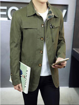 New spring Trench Coat Men brand-clothing  thin Trench Coat Men Outerwear Casual Coat Men's Jackets Windbreaker Mens Trench Coat