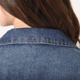 New Spring Summer 2017 Plus Size Vintage Cropped Denim Jacket Short Long-Sleeve Cardigan Coat Jeans Jacket Women