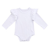 New Spring Ruffles baby clothes romper 2017 Newborn Infant Kids Baby Girl Cotton Romper Jumpsuit Clothes Outfits