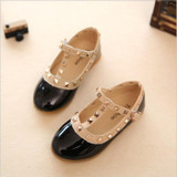 New Spring Leather Shoes Children Shoes Princess Patent Leather Kids Sneaker for girls baby girls casual shoes