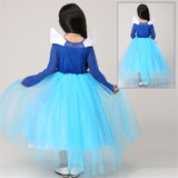 New Spring Baby Girls Sleeping Beauty Princess Dresses Aurora Kids Girls Fantasy Party Cosplay Dresses Children Gown Costume