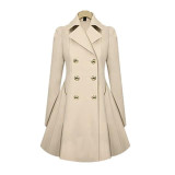 NEW Spring Autumn Trench Coat For Women Female Coat Windbreaker Designer Ladies Sleeve Silm Long Trench Coat Women Coats