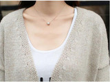 New spring autumn plus size Woman Open Stitch cardigan Trench Coat Knitted long top wear Fashion slim women sweater Windbreaker
