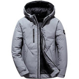 New Hot Sale Windproof Down Jacket Men Warm Hooded Winter Jacket Brand IN-YESON High Quality Smart Casual White Down Coat