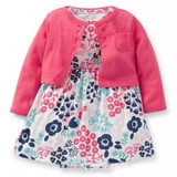 Autumn Baby Girls Clothing Sets Spring Newborn Baby Clothes Roupa Infant Jumpsuits Cotton Baby Girl Clothes Baby Rompers+Jackets