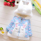 Autumn Baby Girl Coats Spring Cotton winter coat Baby Jacket Hooded Outerwear Clothes for 6M to 3Years old Baby Girls