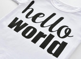 Autumn baby boy clothes long sleeve letter t-shirt+pants+cap newborn 3pcs suit baby girl clothing set infant outfits