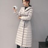 Autumn And Winter New Warm Thin Duck Down Winter Jacket Women Long Down Coat Down Parka 6 Colors European Style Coats Plus Size
