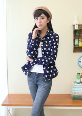 Autumn And Winter Fashion Ladies Office Cotton Shirt Polka Dot Blouse Women Long Sleeve Shirt