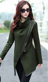 Autumn and Winter Coat Women Long Cashmere Overcoats Desigual Woman Trench Wool Coats Fur Manteau Abrigos Mujer Plus Size