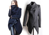 Autumn and Winter Coat Women Long Cashmere Overcoats Desigual Woman Trench Wool Coats Fur Manteau Abrigos Mujer Plus Size