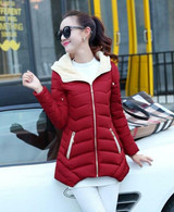 Autumn and winter coats 2017 new wadded jacket women parkas winter outerwear slim cotton-padded jacket cotton jacket