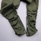 Hip Hop Fashion Men's Pants Justin Bieber Harem ankle with Zippers Kanye West Drop Crotch Pants Fear of God Mens Joggers Yeezys