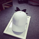 Hip Hop Cap Hot Sales 2017 New Arrival Children Hat SIF Solid Bow Girl Cap Snapback Hip Hop Cap Flat Levert Dropship MAY 25