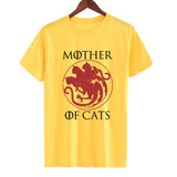 Hillbilly New Fashion T-shirts Casual Mother of Cats Casual Funny Tees Tshirts Tops &amp; Tees Short Sleeve Women's Black T Shirts