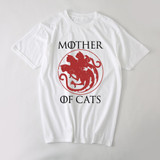 Hillbilly New Fashion T-shirts Casual Mother of Cats Casual Funny Tees Tshirts Tops &amp; Tees Short Sleeve Women's Black T Shirts