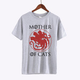 Hillbilly New Fashion T-shirts Casual Mother of Cats Casual Funny Tees Tshirts Tops &amp; Tees Short Sleeve Women's Black T Shirts