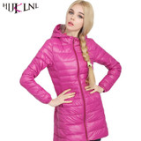 HIJKLNL Women Winter Down Jacket Women 90% Duck Down Outwear Parka Ultra-light Long Elegant Outwear Fashion Down Parka YX8007
