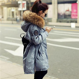 HIJKLNL Women Winter Down Coats With Really Raccoon Fur Collar Female Long Down Jackets 2017 Warm Hooded Down Parkas LZ103