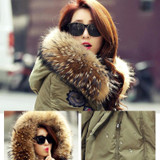 HIJKLNL Women Winter Down Coats With Really Raccoon Fur Collar Female Long Down Jackets 2017 Warm Hooded Down Parkas LZ103