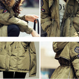HIJKLNL Women Winter Down Coats With Really Raccoon Fur Collar Female Long Down Jackets 2017 Warm Hooded Down Parkas LZ103