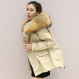 HIJKLNL Puffer Jakcet Women Korean Detachable Thick Down Jacket 2017 Winter Hooded Fur Collar Duck Down Coat Parka Mujer NA368