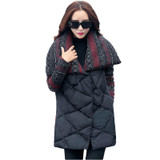 HIJKLNL Manteau Femme Hiver New Woman Winter jacket parka 2017 Winter Jacket Women Overcoat Medium Casual Cotton-padded  JX022