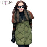 HIJKLNL Manteau Femme Hiver New Woman Winter jacket parka 2017 Winter Jacket Women Overcoat Medium Casual Cotton-padded  JX022