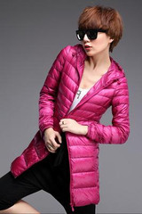 HIJKLNL Fashion Down Parka Women Down Jacket Winter Jacket Women 90% Duck Down Outwear Lady Parka Long Elegant Outwear YX8007B