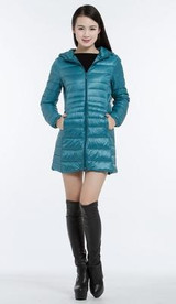 HIJKLNL Fashion Down Parka Women Down Jacket Winter Jacket Women 90% Duck Down Outwear Lady Parka Long Elegant Outwear YX8007B