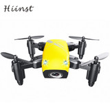 HIINST S9HW Mini Drone With Camera S9 No Camera RC Helicopter Foldable Drones Altitude Hold RC Quadcopter WiFi FPV Pocket Drone