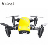 HIINST S9HW Mini Drone With Camera S9 No Camera RC Helicopter Foldable Drones Altitude Hold RC Quadcopter WiFi FPV Pocket Drone
