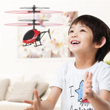 Hiinst rc plane 2017 Flying Mini RC Infraed Induction Helicopter Aircraft Flashing Light Toys For Kids*R GIFT Drop