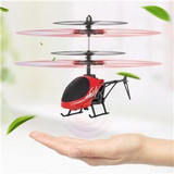 Hiinst rc plane 2017 Flying Mini RC Infraed Induction Helicopter Aircraft Flashing Light Toys For Kids*R GIFT Drop