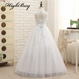 HighBuy 2017 New Hot White Ball Gown Flower Girl Dresses First Communion Dresses For Girls vestidos de comunion Princess Dress