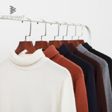High-grade New 2017 Autumn Winter Youth Turtleneck Sweater Men Knitted Sweater High Elastic Mens Sweaters Pullovers XXL