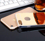 Cases For iPhone 5 5s SE 6 6s 7 Plus Luxury Mirror TPU Capa Soft Silicone Case Protector Shell Cover For iPhone 7 Plus 4 4S