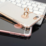 Cases For iPhone 5 5s SE 6 6s 7 Plus Luxury Mirror TPU Capa Soft Silicone Case Protector Shell Cover For iPhone 7 Plus 4 4S