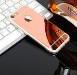 Cases For iPhone 5 5s SE 6 6s 7 Plus Luxury Mirror TPU Capa Soft Silicone Case Protector Shell Cover For iPhone 7 Plus 4 4S