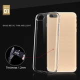 Case For Apple iPhone 7 8 Case Soft Silicone Clear Transparent TPU Back Cover For iPhone 7 8 Plus Case For iPhone7 Cover Caso