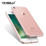 Case For Apple iPhone 7 8 Case Soft Silicone Clear Transparent TPU Back Cover For iPhone 7 8 Plus Case For iPhone7 Cover Caso